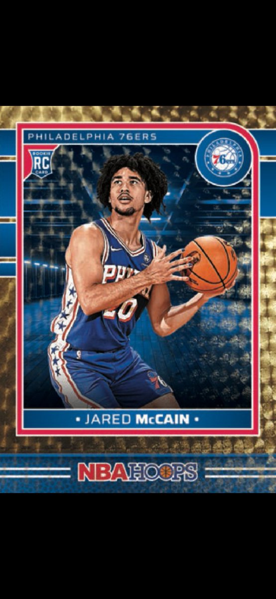 Love the addition! These Gold Vinyl Prizms are going to be 🔥in collections.Can't wait to see what other rookies are featured in this set! 
#76ers #Sixers #NBAHoops #SportsCards #TradingCards #Basketball #JoelEmbiid #Panini #TrustTheProcess #CardCommunity #Rookie #CollectingCards