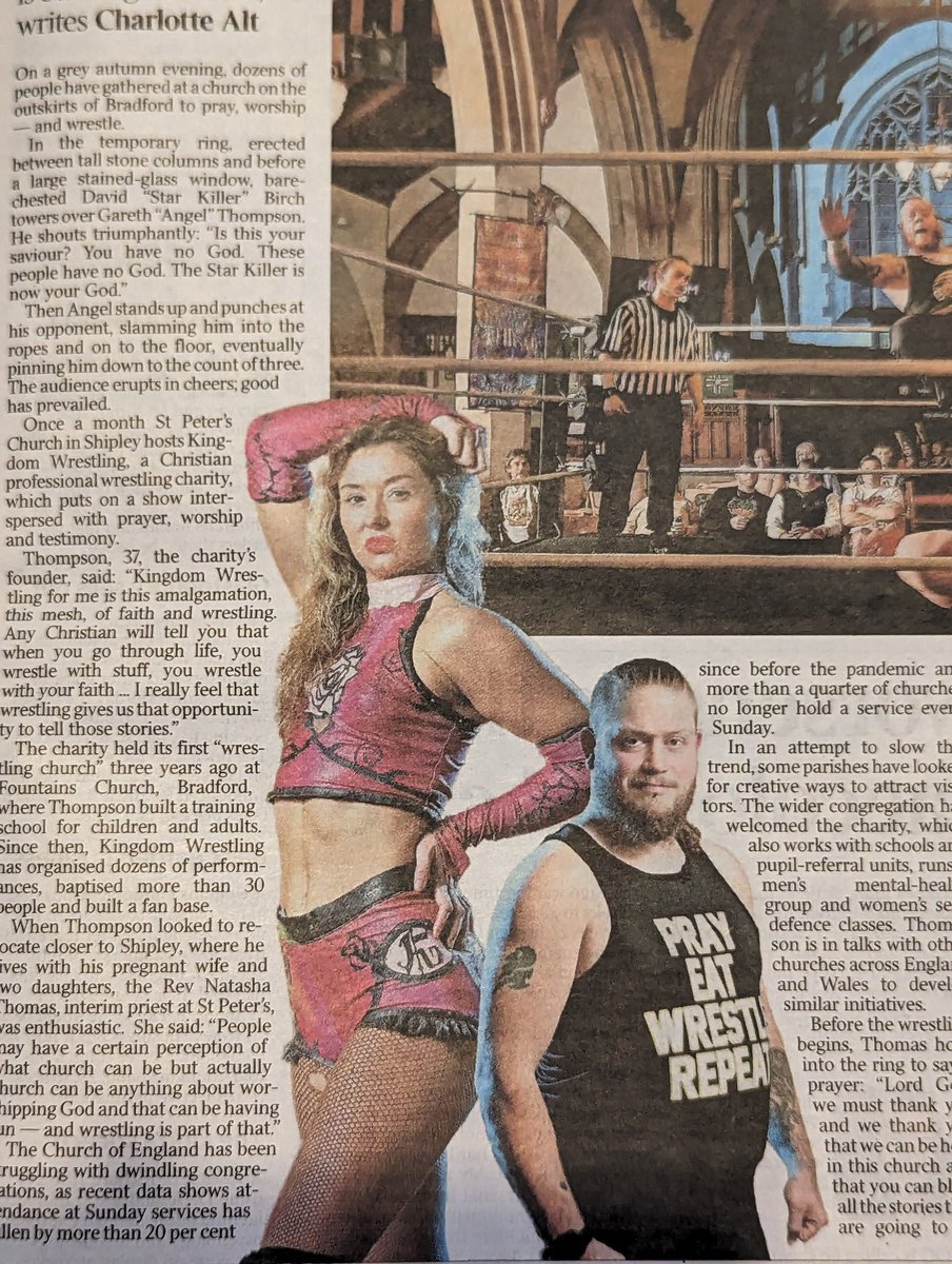 Pro Wrestler Kiara (@kiara_wrestler) on Twitter photo Officially a page 3 girl 😂
But for real - so thrilled to announce my feature with <a href="/KingdomWrestUK/">Kingdom Wrestling</a> in the <a href="/thetimes/">The Times and The Sunday Times</a> - go get your copy today!! Officially a page 3 girl 😂
But for real - so thrilled to announce my feature with <a href="/KingdomWrestUK/">Kingdom Wrestling</a> in the <a href="/thetimes/">The Times and The Sunday Times</a> - go get your copy today!!