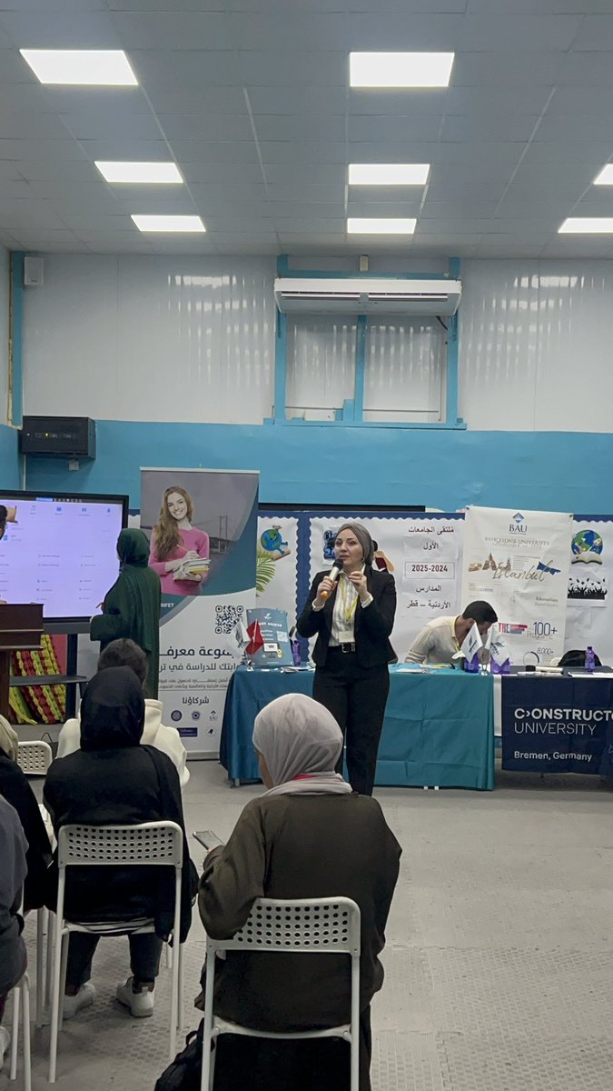 Successful tour with our dear partners form Turkish and German universities in Qatar - Doha, the meeting was with our dear students and some academic officials where we discussed our students' interests and suitable future specializations for them #StudyAbroad #study #university