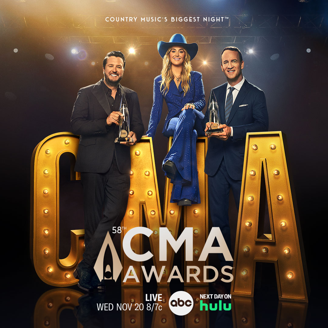 HOFCountry981's tweet photo. Don’t miss @LukeBryan, Peyton Manning and @LaineyWilson host the #CMAawards Wednesday, Nov. 20 at 8/7c on @ABCNetwork! 

See LIVE performances and collaborations by Country Music’s biggest stars and find out who takes home the top honors! https://t.co/sSFDmuyABV