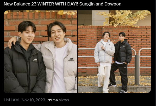 dowoon_woo's tweet photo. in case pada lupa, sini aku ingetin lagi ya brand-brandnya: 
(1) NB https://t.co/OHxrHbchEH