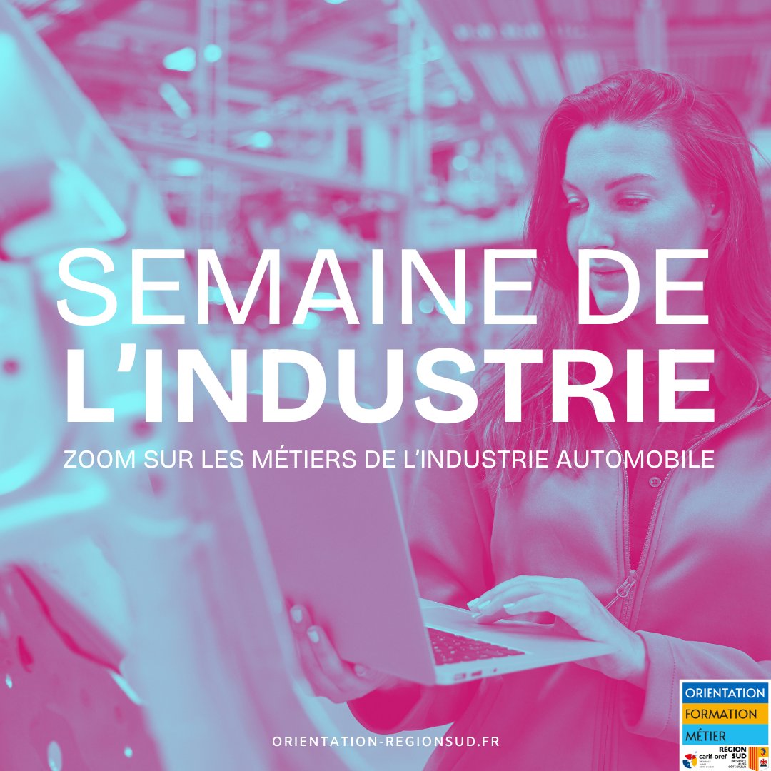 🏭 [Vive la semaine de l’#industrie !] C’est parti pour une semaine de mise à l’honneur des #métiers industriels. Pour en savoir+ voir les diagnostics métiers en tension établis par le Carif-Oref swll.to/XEIbk swll.to/NPh5H <a href="/DGEntreprises/">Direction générale des Entreprises</a> <a href="/uimm/">UIMM La Fabrique de l'Avenir</a>