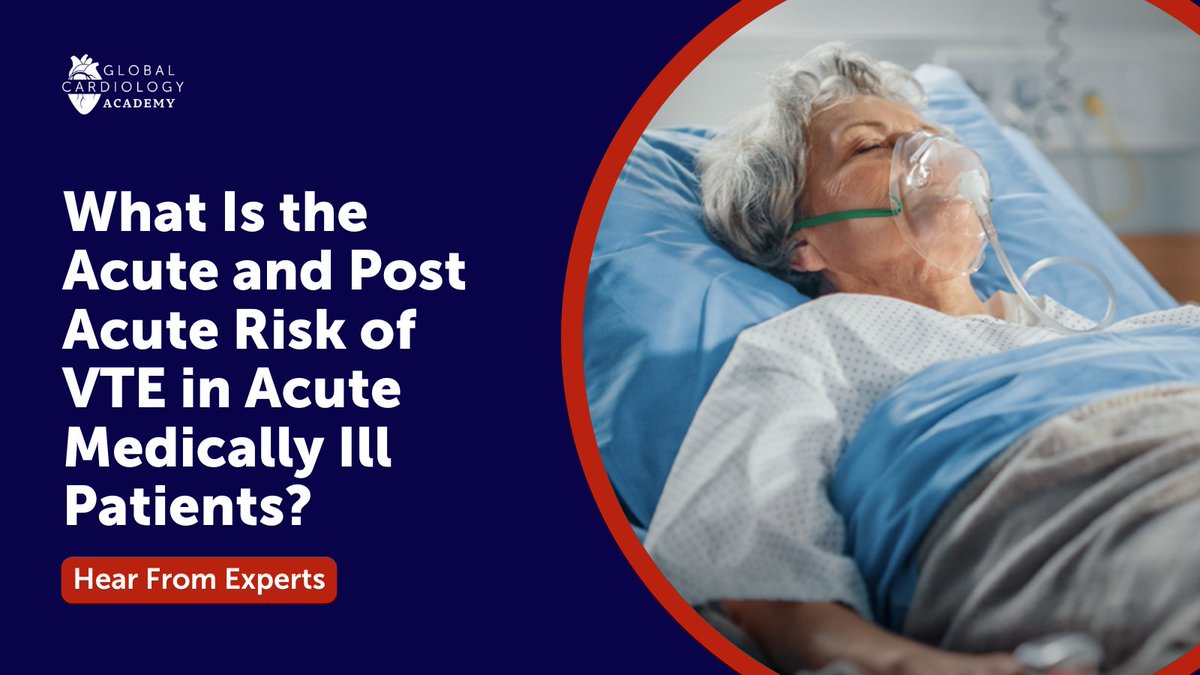 GCA_CME's tweet photo. Each year, millions of hospitalized patients are at risk of VTE, especially elderly or those with heart failure or stroke. Dr. Alex Spyropoulos discusses why VTE prevention remains critical in both hospital and post-discharge setting: https://t.co/IvBOPHP4bw https://t.co/0PaKEhiZTt
