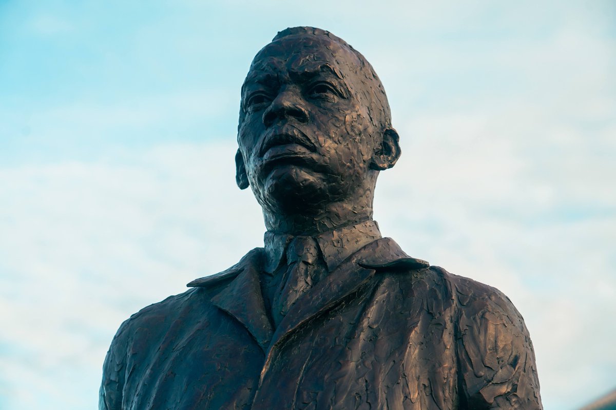 LegacySites's tweet image. A statue of civil rights champion John Lewis was unveiled at the Legacy Plaza in downtown Montgomery, AL. This statue is the first life-sized sculpture of John Lewis in his home state.