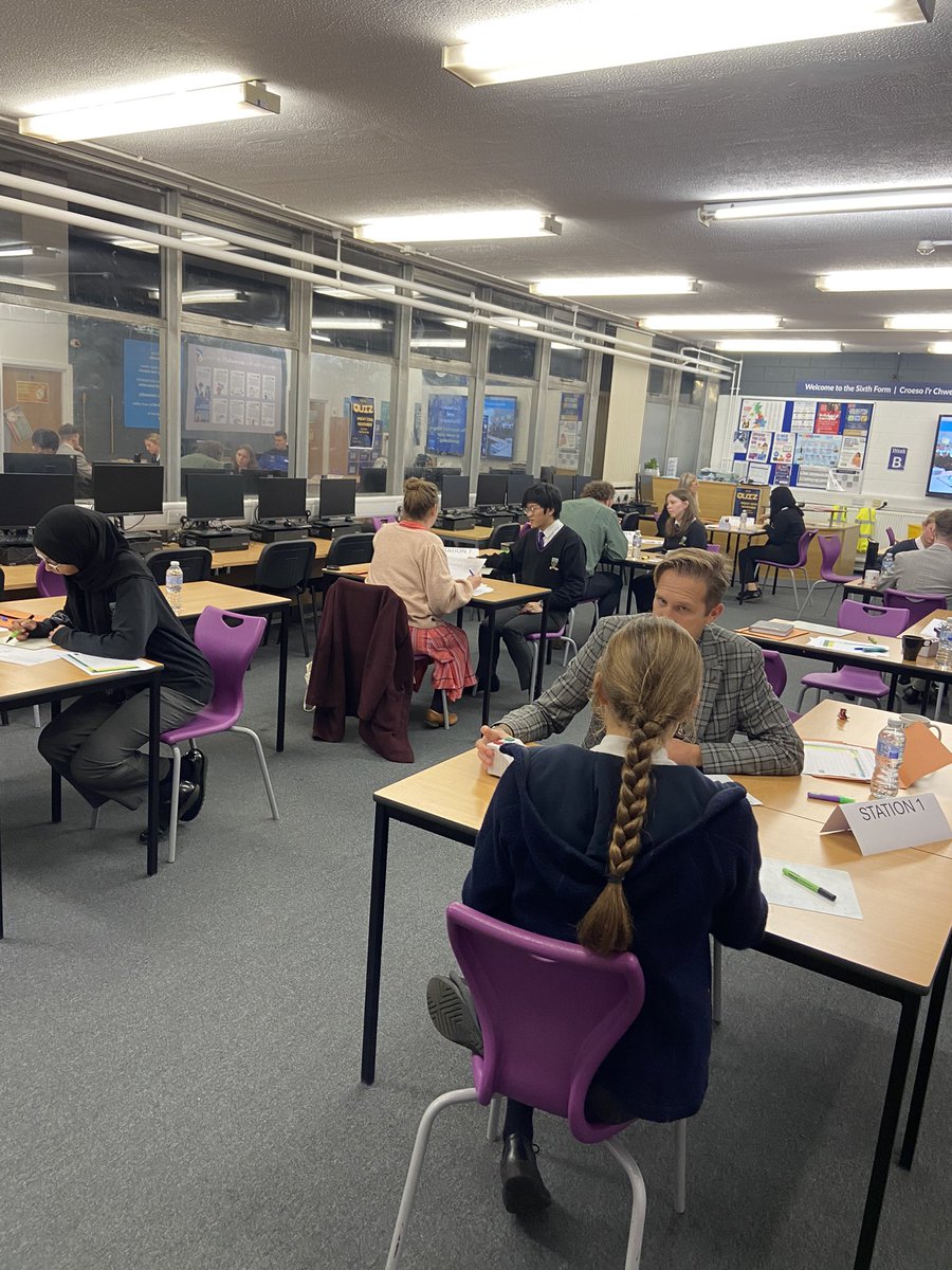 MMIs in progress for our prospective medical, dental and veterinary students