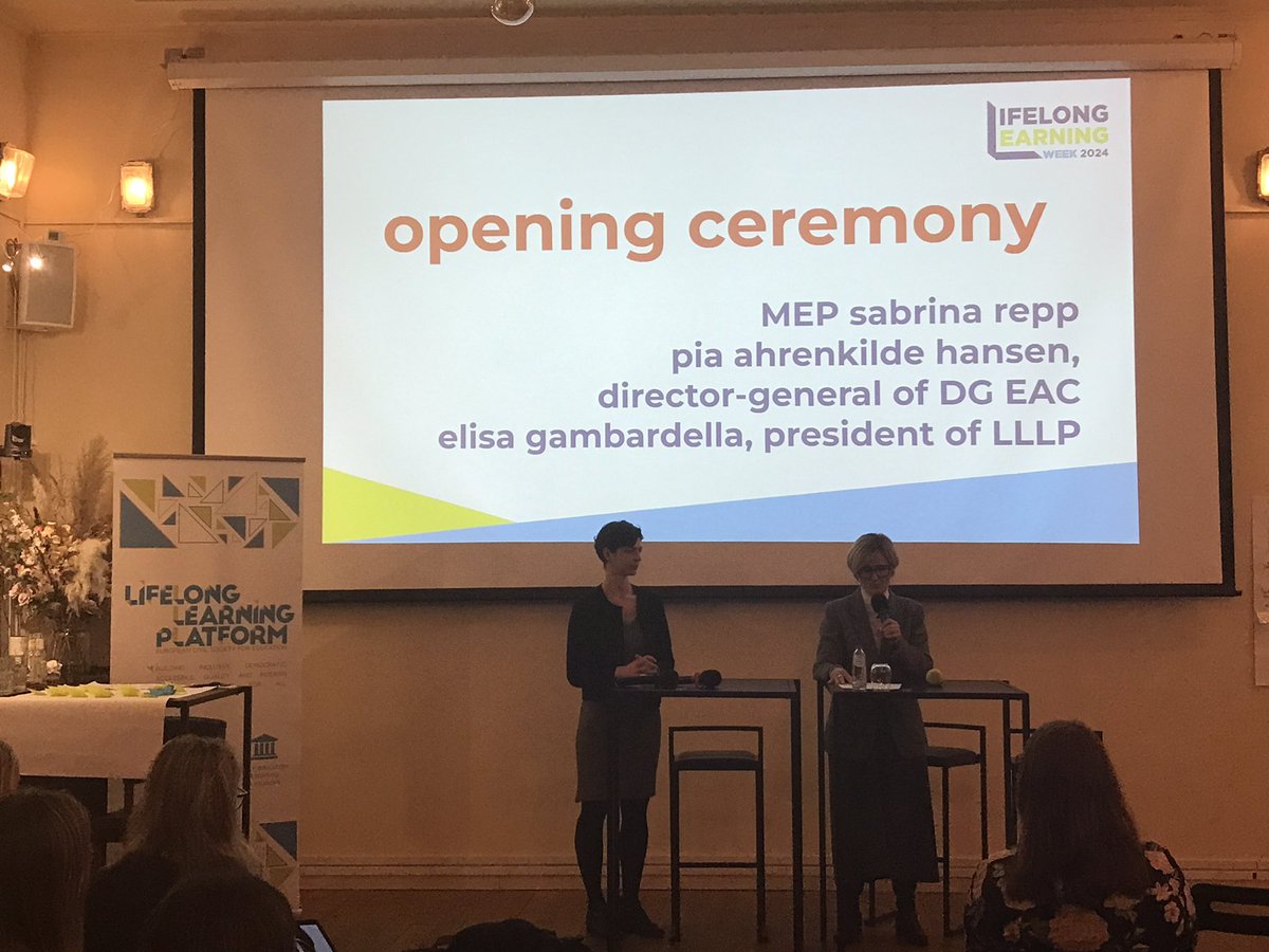 Lifelong Learning Platform (@lllplatform) on Twitter photo 💬 “Thank you Lifelong Learning Platform for amplifying the voice of civil society” <a href="/PiaAhrenkilde/">PiaAhrenkildeEU</a>, Director General of DG EAC during the opening ceremony of the #LLLWeek 🗣 💬 “Thank you Lifelong Learning Platform for amplifying the voice of civil society” <a href="/PiaAhrenkilde/">PiaAhrenkildeEU</a>, Director General of DG EAC during the opening ceremony of the #LLLWeek 🗣
