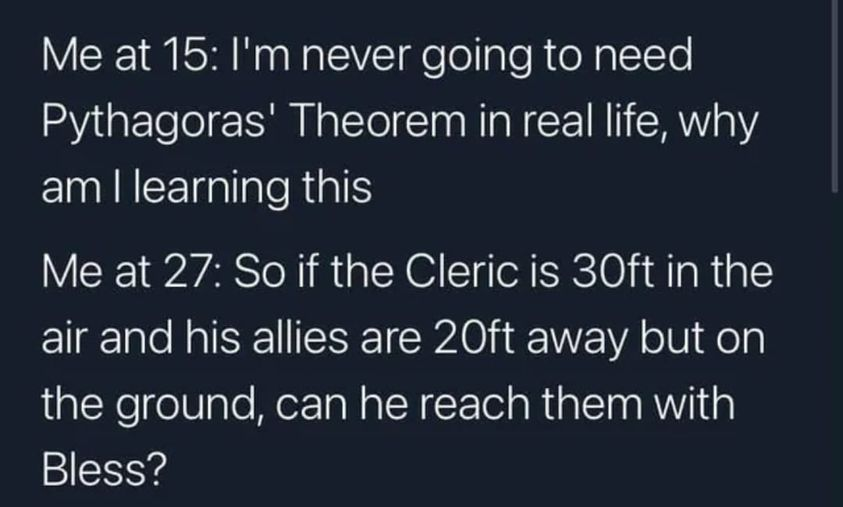 Fantasy Grounds does the math for you. 📐