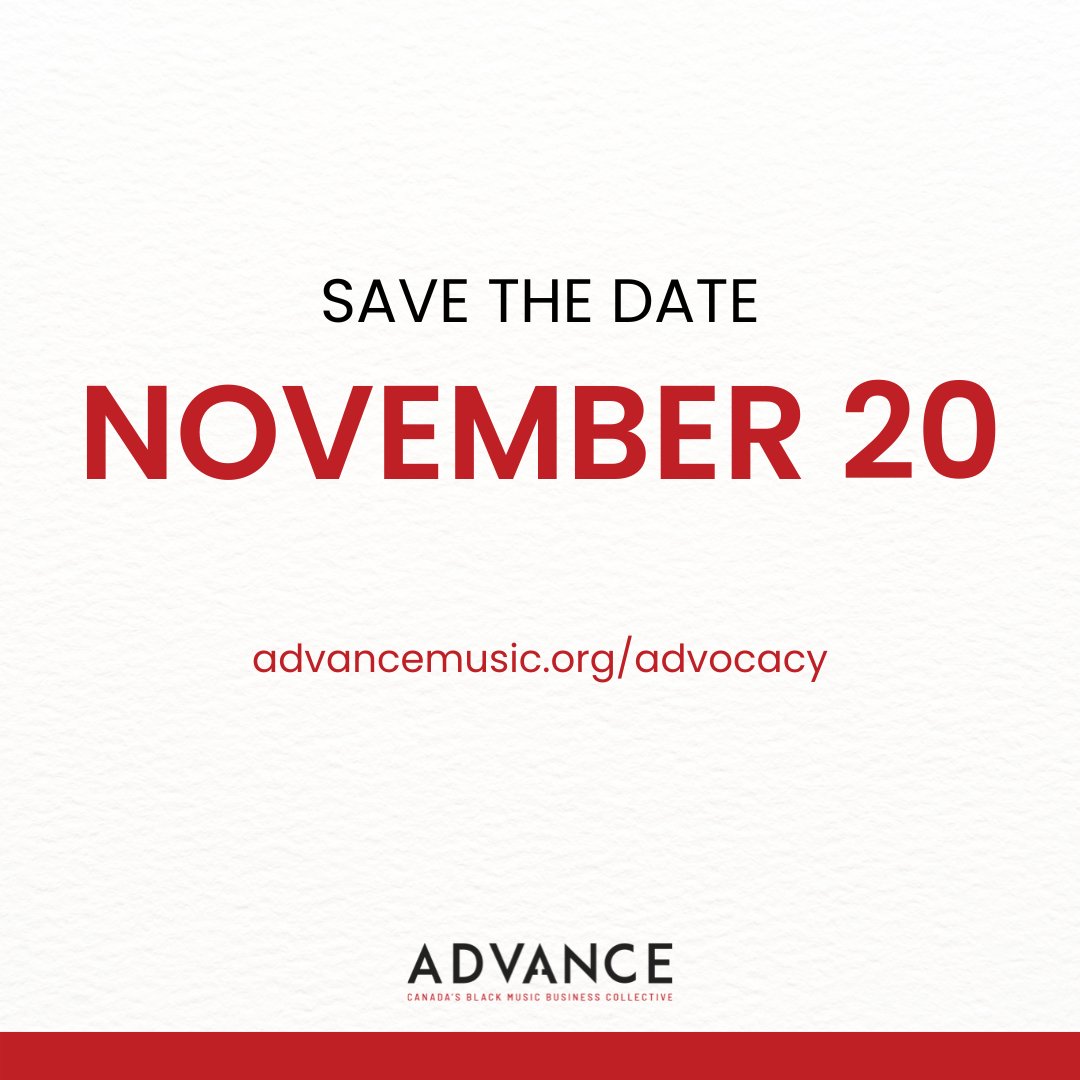advancemusicca's tweet photo. Join us this Wednesday, November 20 for the release of a groundbreaking new study on the journey of Black music professionals in Canada.

(Supported by Creative BC and the Province of British Columbia. Funding for this study/project was provided by Ontario Creates) https://t.co/0u8PoK75Ww