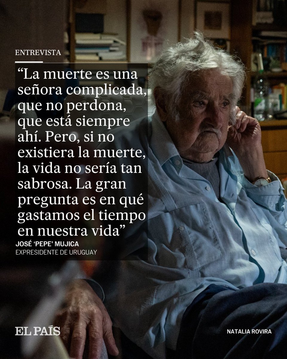 A los 89 años, Pepe Mujica ha vencido al cáncer. En esta entrevista con EL PAÍS, realizada en su casa rural de Montevideo, donde aún se recupera de las secuelas del tratamiento, habla de la vida y la muerte, el rencor, la felicidad y su legado político tinyurl.com/mu7vdymx