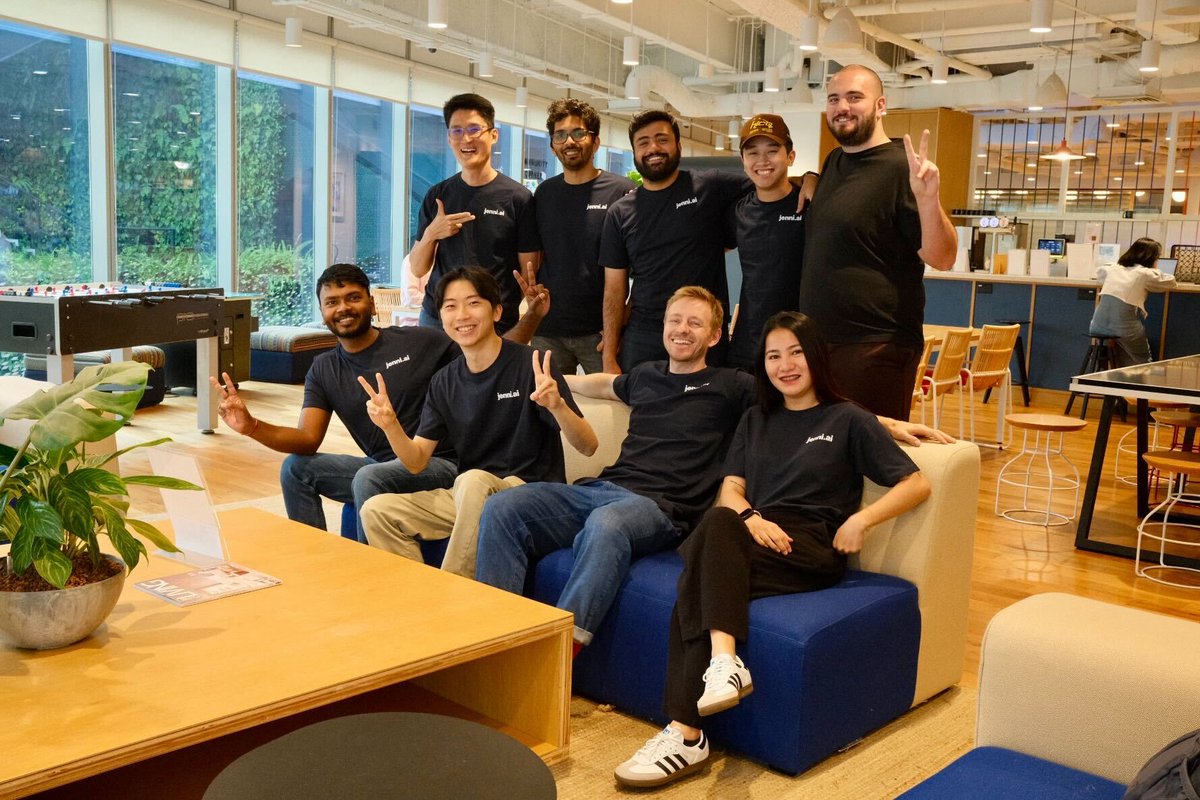 Davidjpark96's tweet photo. I fucking love the Jenni team

Obviously they're talented, competent, and hard-working

But more importantly they're just such solid people + so pleasant to be around

The secret to hiring is to just never hire unless someone is so spectacular that you have to break your rule 🤠 https://t.co/TfPo9Nr13k