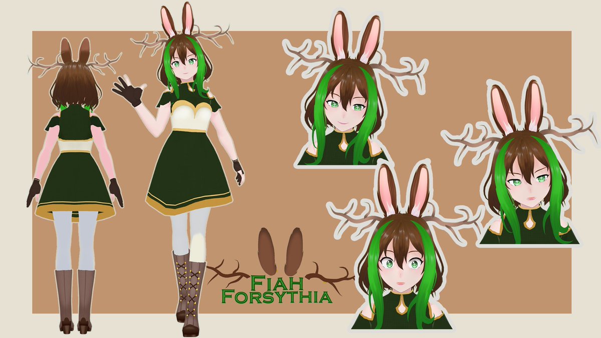 Fiah (Jackalope VTuber) tweet media
