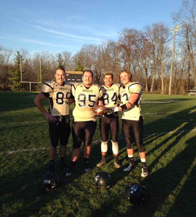 pistol_pete51's tweet image. From 2012-2019 Manchester University didn’t lose a Bronze Ball game against AU. I was lucky enough to be there for four of them. Multiple classes of AU players didn’t even know what the Bronze Ball looked like outside of pictures and seeing us hold it up in front of them. (1/)