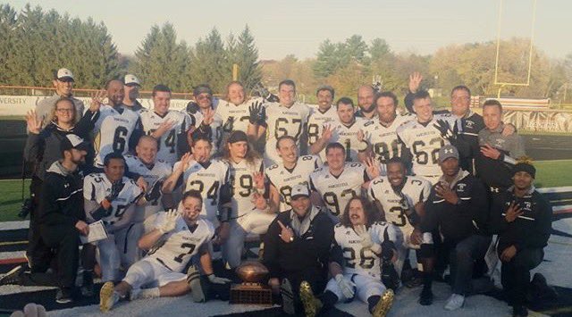 pistol_pete51's tweet image. From 2012-2019 Manchester University didn’t lose a Bronze Ball game against AU. I was lucky enough to be there for four of them. Multiple classes of AU players didn’t even know what the Bronze Ball looked like outside of pictures and seeing us hold it up in front of them. (1/)