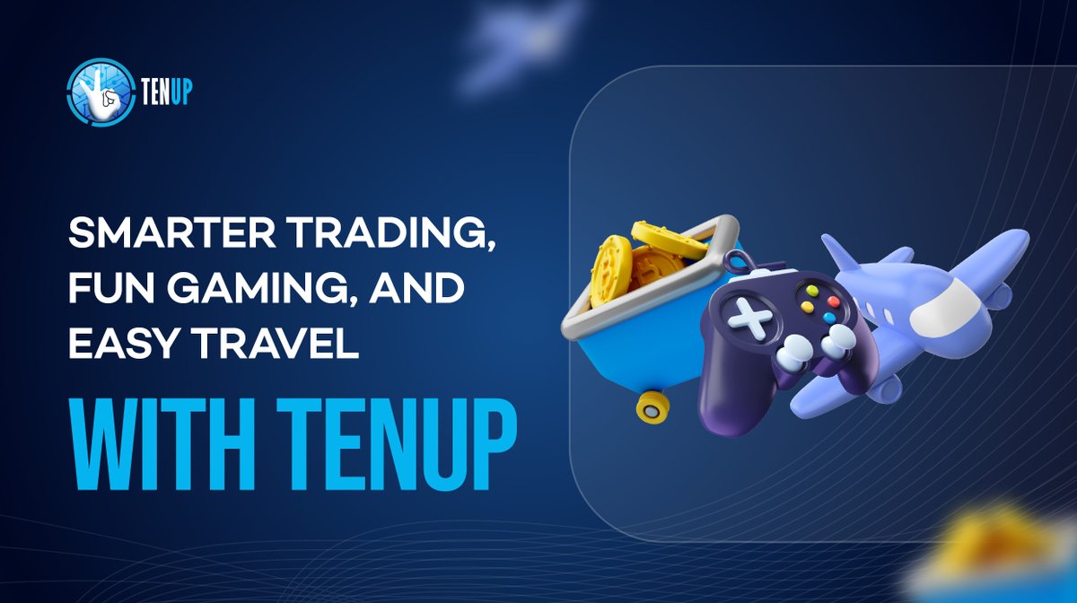 TenupNation's tweet photo. Smarter trading, fun gaming, and hassle-free travel – all made possible with TenUp! 🚀🎮✈️
Explore the endless utilities of crypto with a platform that bridges real-life applications and blockchain innovation.
#TenUp #CryptoUtilities #SmartTrading #TravelWithCrypto #FunGaming https://t.co/f5zCUrtH60