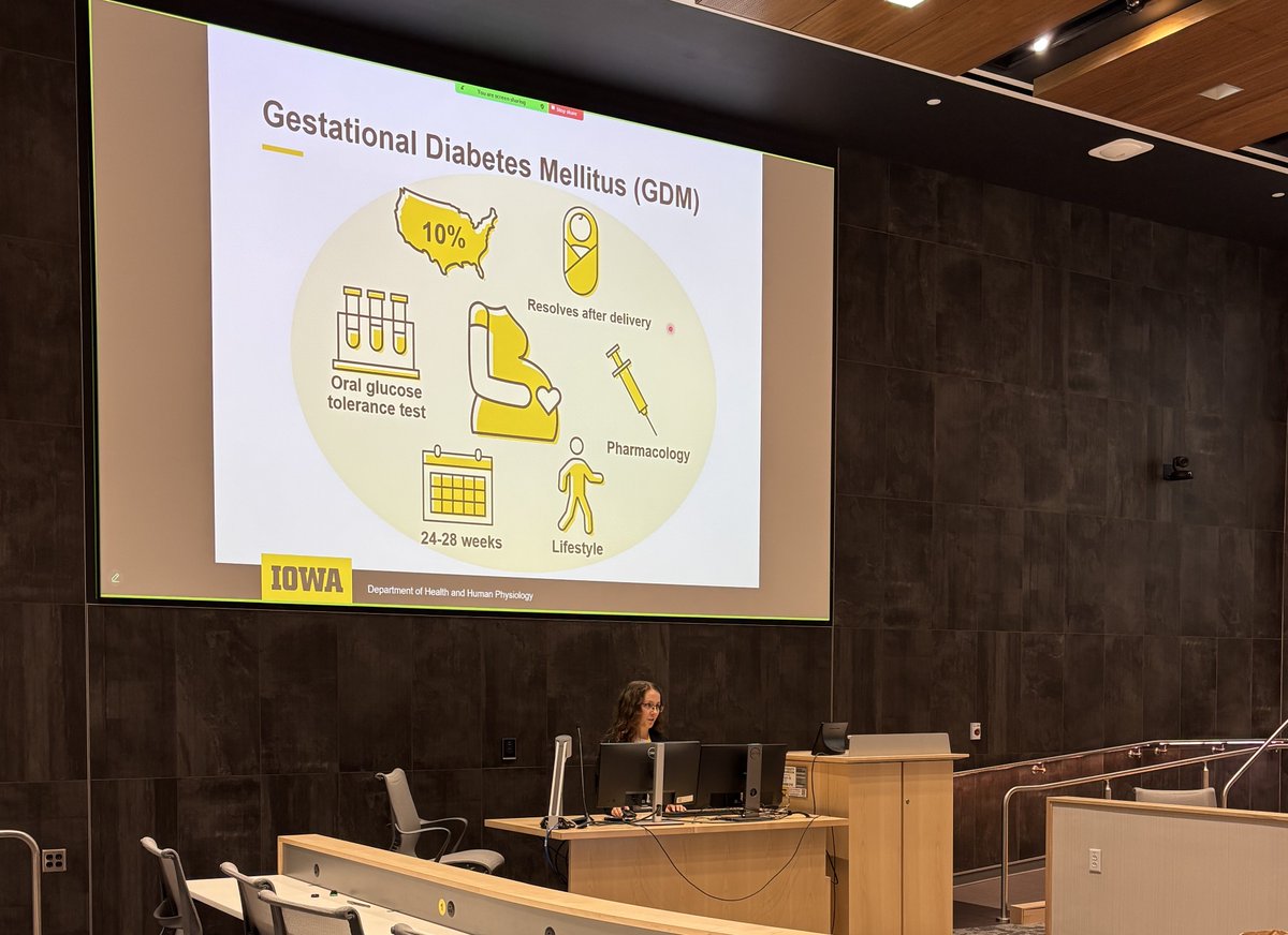 GraceSMaurer's tweet photo. I had the opportunity to present my research at the 2024 Iowa Physiological Society Meeting over the weekend, where I was awarded the Outstanding Oral Presentation Award. I’m very grateful for this recognition and really enjoyed the trainee-focused events! 
#uiowa #uiowahhp https://t.co/PcmRJYvyTS