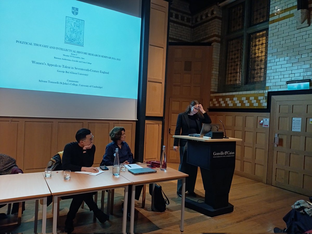The Cambridge School (@cambridge_cpt) on Twitter photo Joining us today is Geertje Bol (Ghent) who will be talking about Women's appeals to talent in 17th century England, with commentaries by Sylvana Tomaselli <a href="/sylvana_st/">Sylvana Tomaselli St Andrews</a> (Cambridge) Joining us today is Geertje Bol (Ghent) who will be talking about Women's appeals to talent in 17th century England, with commentaries by Sylvana Tomaselli <a href="/sylvana_st/">Sylvana Tomaselli St Andrews</a> (Cambridge)