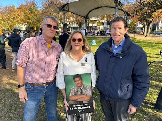 World Day of Remembrance for Traffic Victims in New Haven honored victims &amp; survivors with recommitment to action like my Road to Zero resolution.