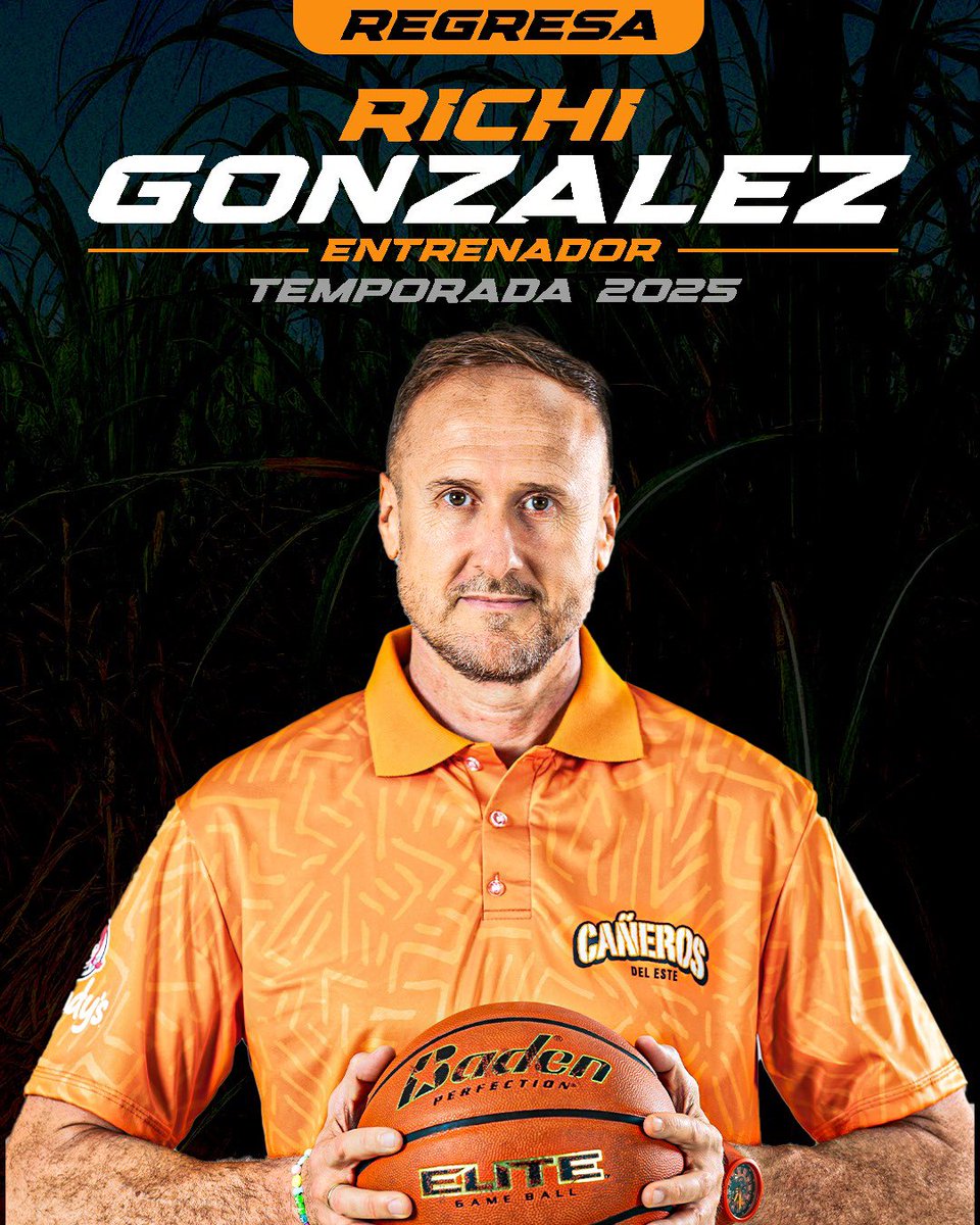 Informamos que regresa el coach Richi González para la temporada 2025 de la <a href="/lnbrd/">#LaSuperLiga</a> 🏀. Le damos nuevamente la bienvenida a nuestro coach <a href="/RichiGDavila/">Richi González Dávila</a> 

🙌🏽🔥🧡 Listos y trabajando para dar caña!