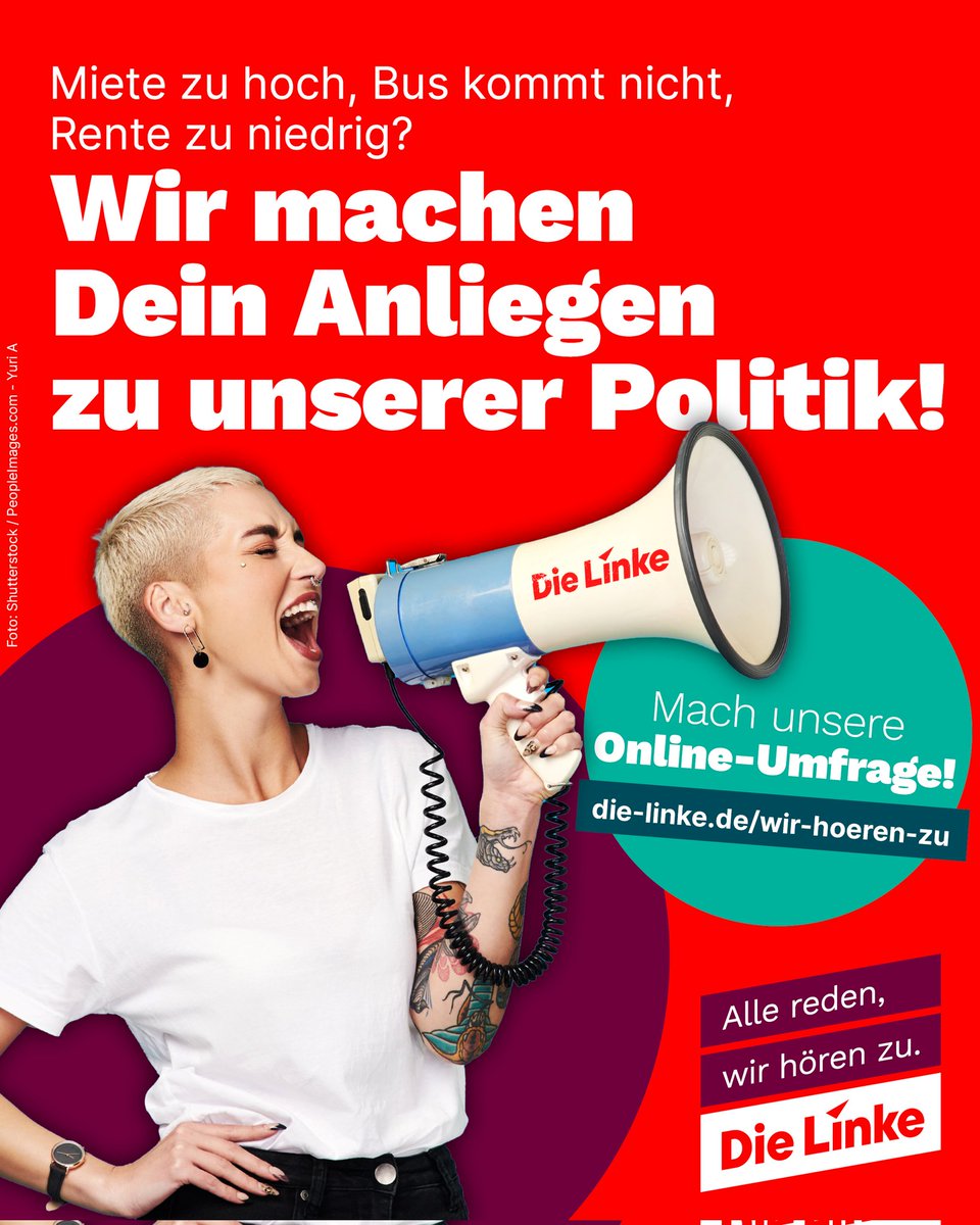 Wir wollen wissen, was Euch in eurem Alltag belastet und was sich dringend ändern muss. Bei unserer großen Befragung sprechen wir deshalb mit tausenden Menschen an den Haustüren in ganz Deutschland. Um möglichst viele Menschen zu erreichen haben wir auch ein Online-Formular