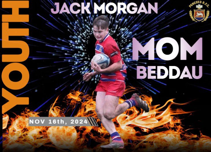 Swashbuckling performance by last week’s MOM against Beddau - Jack Morgan. This boy wears his heart on his sleeve and never leaves anything out there🥊👍
