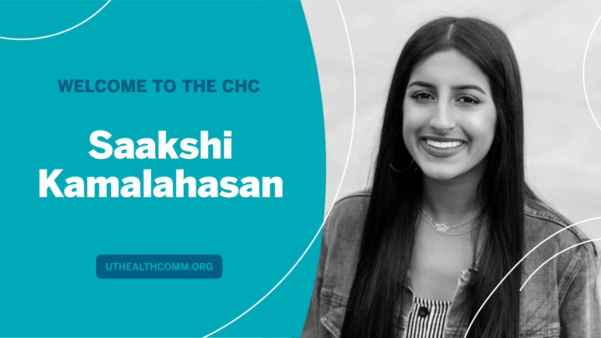 Say hello to the newest member of the CHC team, Saakshi! Saakshi will be the program coordinator and marketing specialist for our Father's Playbook and CONNECT projects.

Get to know Saakshi 👉 healthcomm.utexas.edu/news/meet-saak…