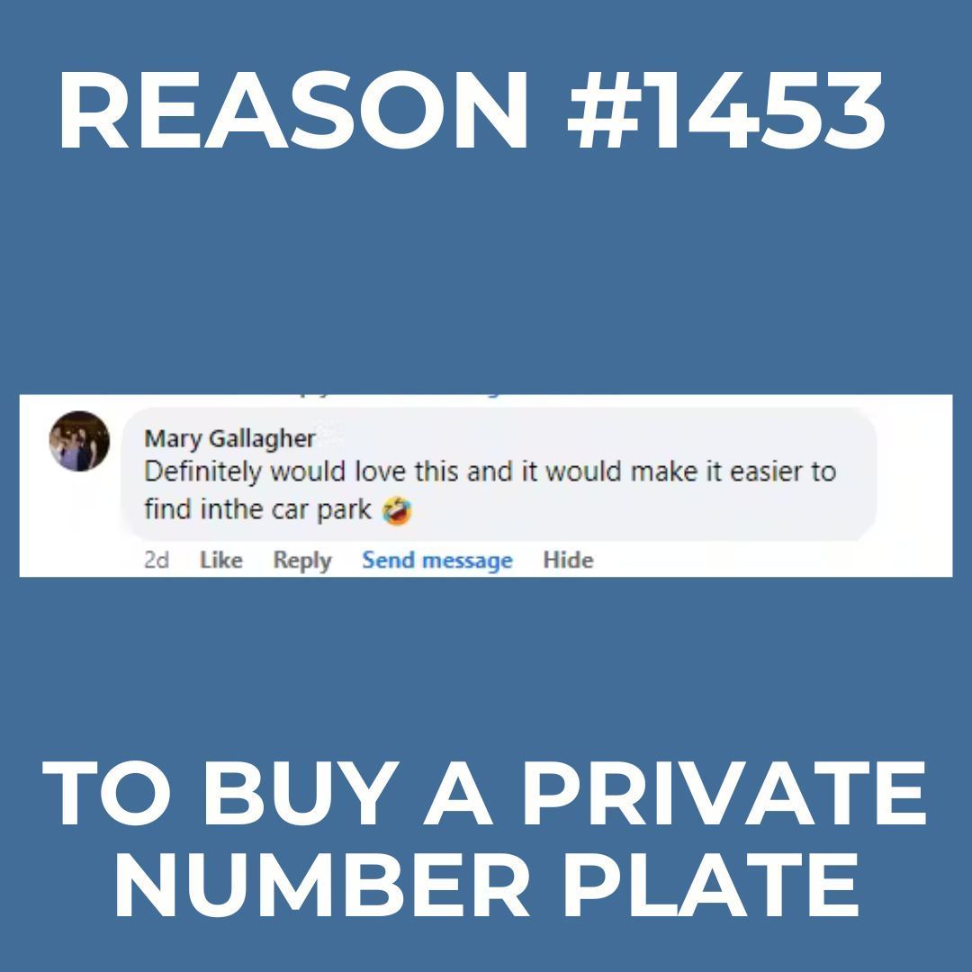 As if you needed convincing! 👀

#Meme #CarMeme #DrivingMeme #DrivingBanter #CarBanter #PrivateReg #NumberPlates #PrivateNumberPlates #ParkingMeme