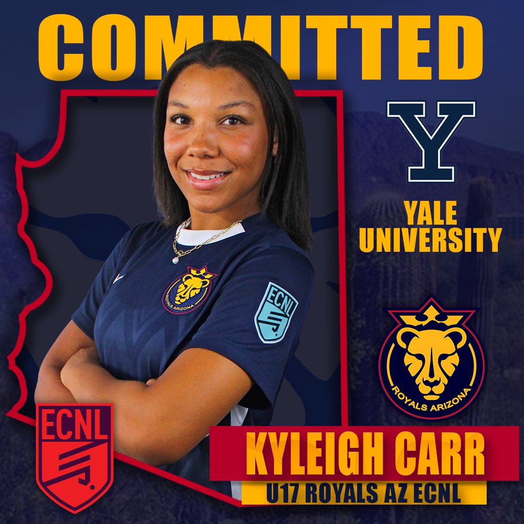 Congratulations Kyleigh Carr
Committed to Yale University
Class of 2026

#CollegeCommit
#AsOne #RSLFamily
#StrongerTogether