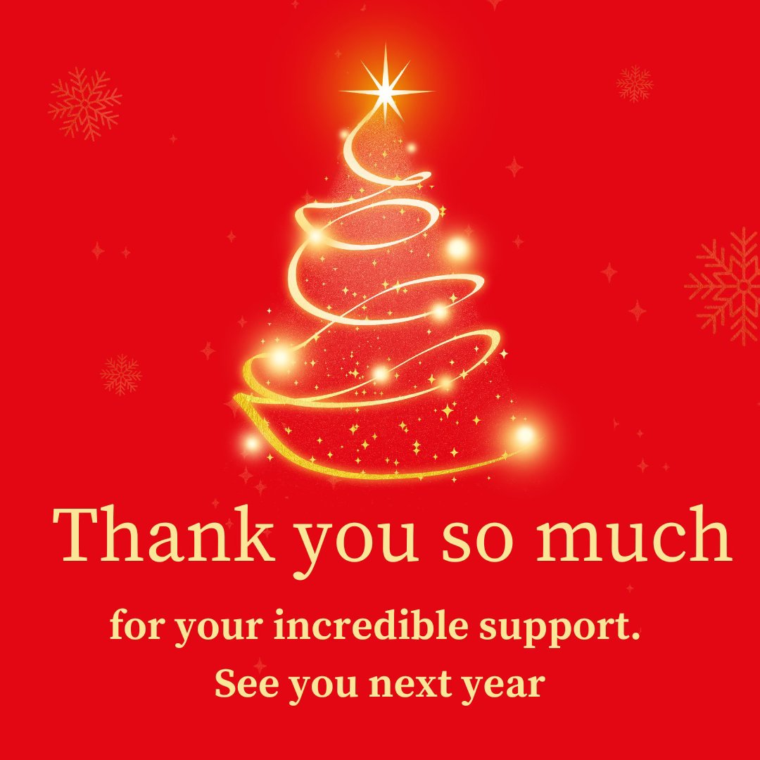 The Widcombe Christmas Market team are so grateful for your support this year. We hope you enjoyed the festive atmosphere and wide variety of local stallholders.  We truly couldn't ask for more supportive customers. See you next year!