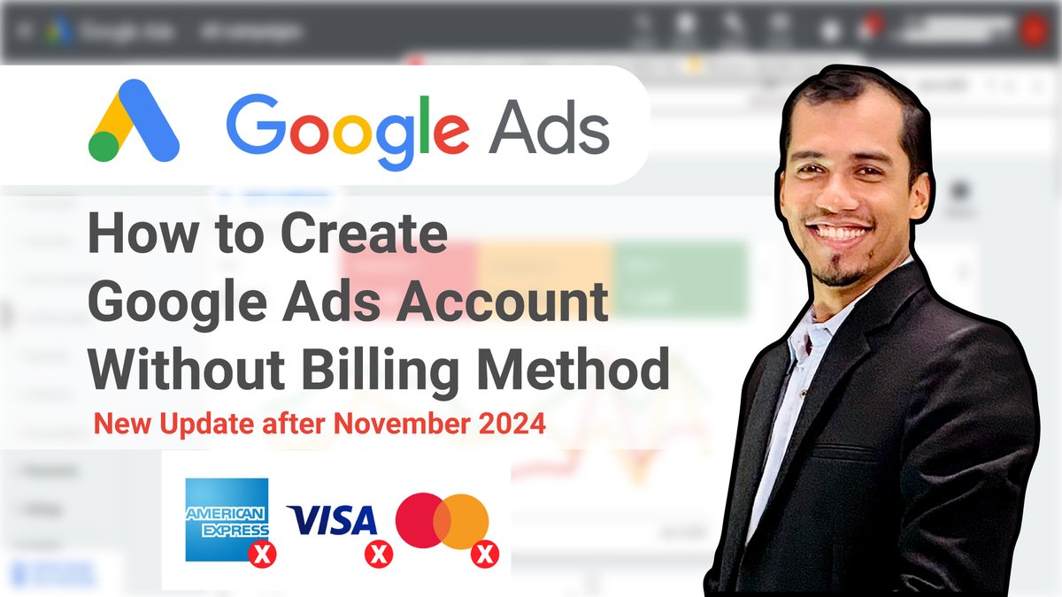 rajibkumar_'s tweet photo. How to Create Google Ads Account Without Billing or Payment Method after November 2024 l Google Ads
https://t.co/kMULQanEfw

#GoogleAds  #googleadsaccount #rajib https://t.co/mdXLdu40Eq