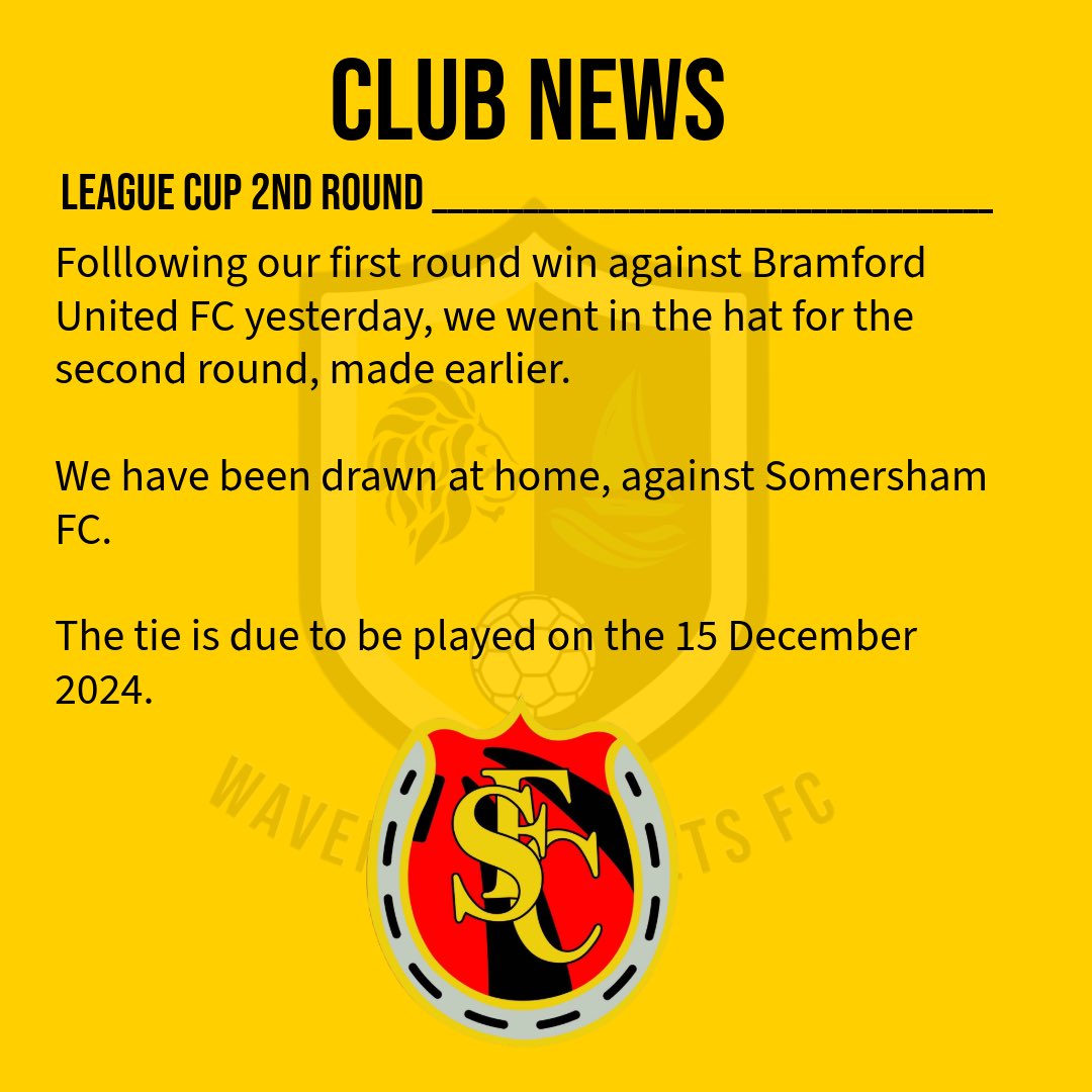 Club News

2nd Round Draw