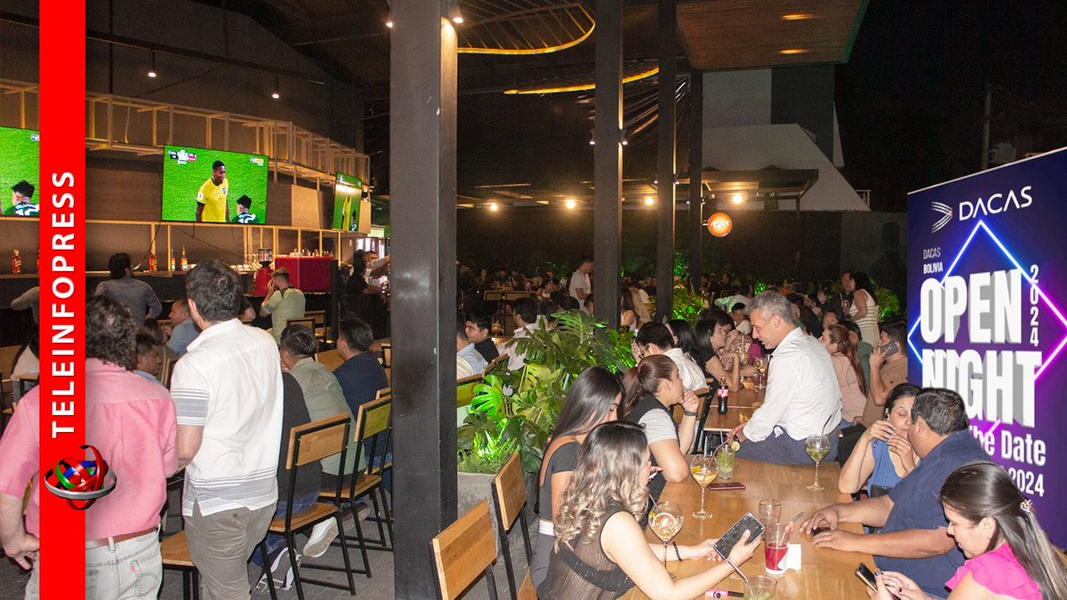 TeleinfoPress's tweet image. Dacas celebró su #OpenNight2024 en Santa Cruz, Bolivia; reuniendo a distribuidores, socios y líderes del sector para reforzar lazos y destacar sus logros, consolidándose como referente en el mercado tecnológico boliviano.
teleinfopress.com

#Dacas #NoticiasTI #TeleinfoPress