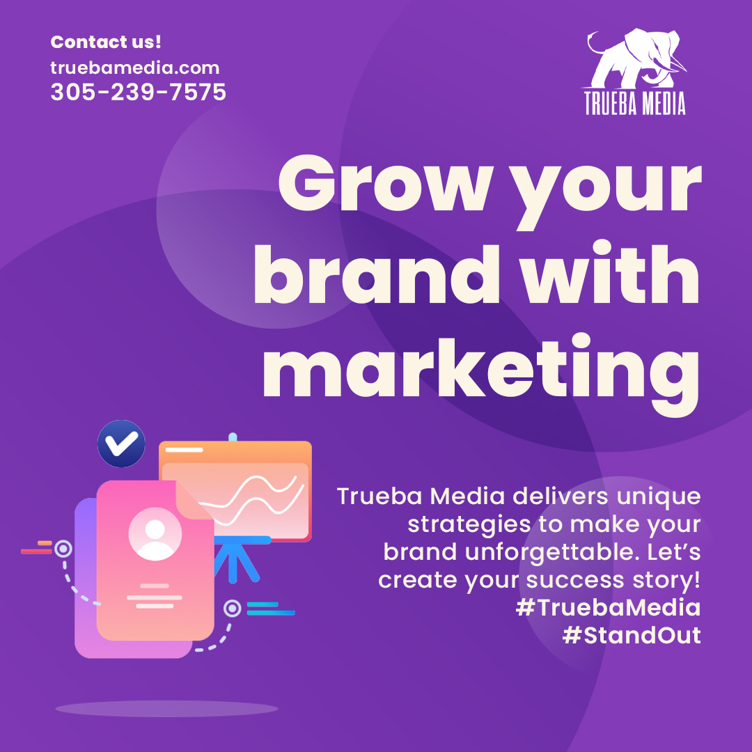TruebaMedia's tweet image. 🚀 Grow Your Brand with Powerful Marketing! 🚀
At Trueba Media, we deliver unique strategies that make your brand unforgettable. 
📈 Let’s build your brand, increase your leads, and achieve the growth your business deserves.

#DigitalMarketing #BrandGrowth #MarketingStrategy