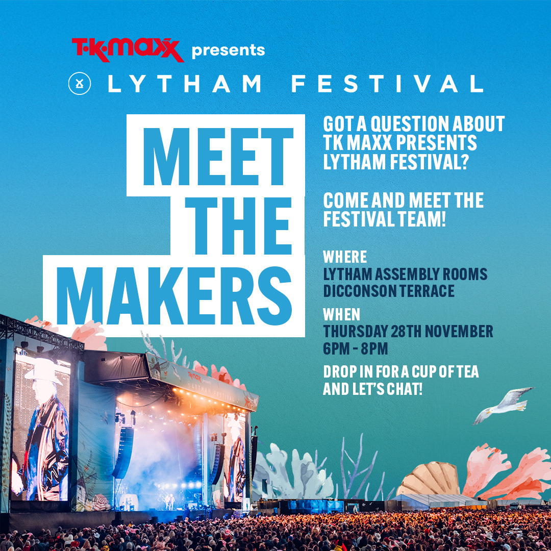 Meet the Makers
On Thursday 28th November our co-founders Daniel Cuffe &amp; Peter Taylor invite you to come along to Lytham Assembly Rooms to find out more about <a href="/TKMaxx_UK/">TK Maxx</a> presents Lytham Festival, which will take place 2nd - 6th July!
Find out more here: bit.ly/4hWnqlU