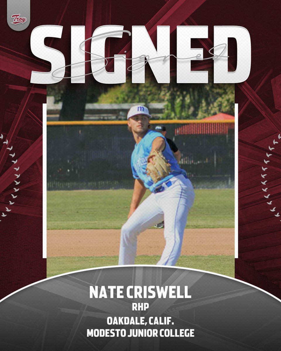 𝐁𝐫𝐢𝐧𝐠𝐢𝐧𝐠 𝐬𝐨𝐦𝐞 𝐂𝐚𝐥𝐢𝐟𝐨𝐫𝐧𝐢𝐚 𝐟𝐥𝐚𝐯𝐨𝐫 𝐝𝐨𝐰𝐧 𝐬𝐨𝐮𝐭𝐡

Welcome to Troy, Nate!

#WTD | #OneTROY⚔️⚾️