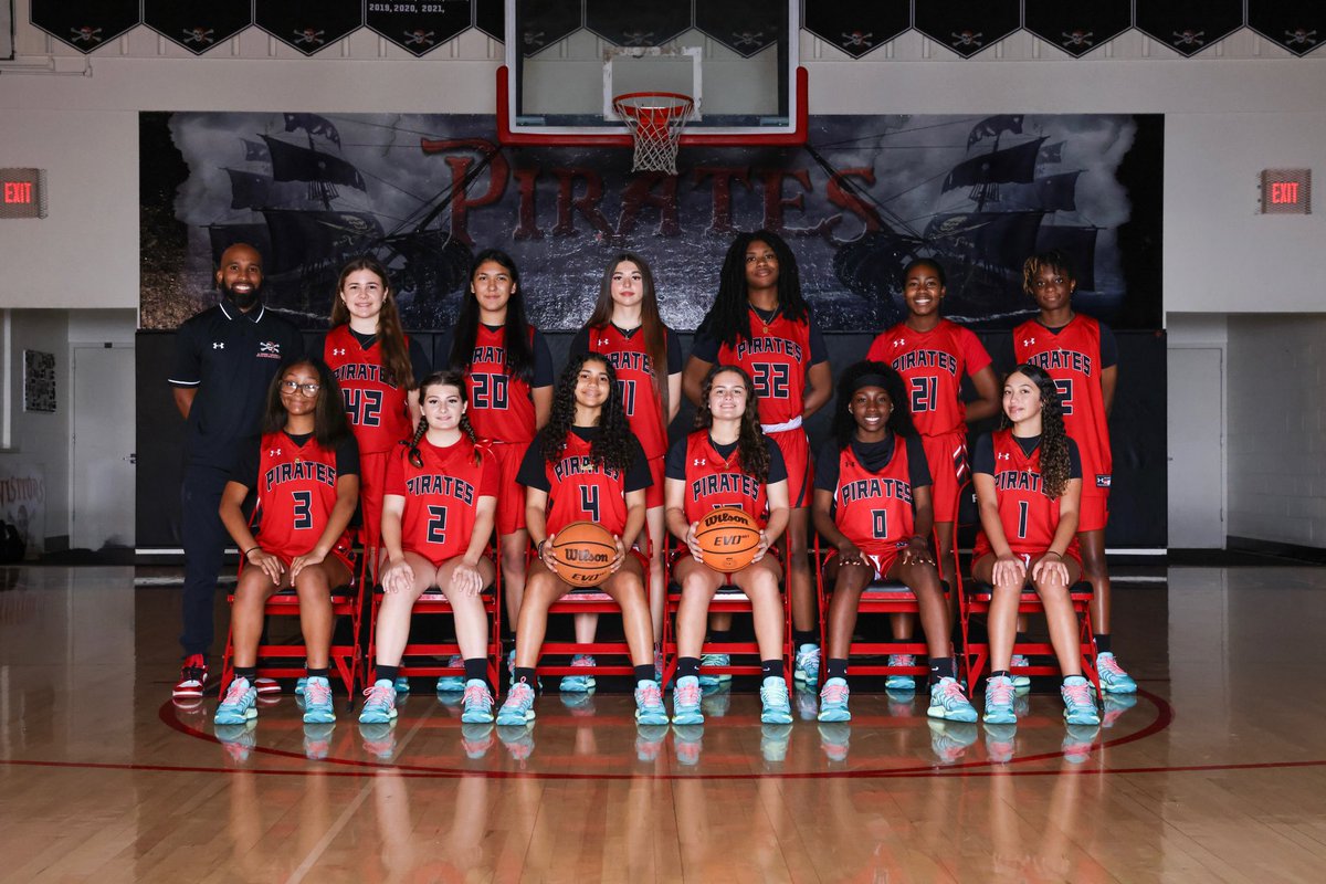 PCLadyPiratesBB's tweet photo. 2024-2025 Lady Pirate Varsity &amp; JV Teams 

@PirateNationPC @CoachCed55 
#LeaveNoDoubt #PCHSLadyPirates #PiratePride https://t.co/miG0WbvXCc
