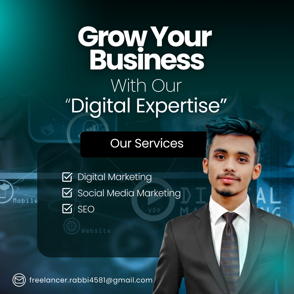 ExpertRabbi17's tweet photo. Grow Your Business With Our Digital Expertise 💥💥💥
#DigitalExpertise #BusinessGrowth #OnlineSuccess #MarketingStrategy #DigitalMarketing #GrowYourBrand #BusinessDevelopment #OnlineMarketing #DigitalTransformation #ExpertiseMatters https://t.co/QEWfuiL4sF