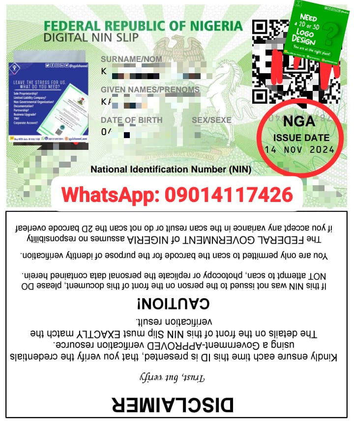 teabisz's tweet photo. When do you need it?
Now? Shoot me a DM!
Later? Bookmark/Save it!
Anytime...
For your premium NIN and related NIN issues...
Amavailable!
.
.
#Teabisz #NIN #ImprovedSlip #Data #NIMC #Identity #PlasticIDCard #LinkYourSIM https://t.co/B9N3sOmTcS
