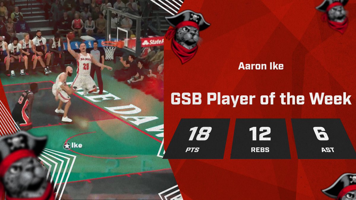 Aaron Ike is the <a href="/watchGSB/">Gold Standard Basketball</a> Week 2 player of the week! Congrats to Ike on the honors and a great performance. #SeaDogs