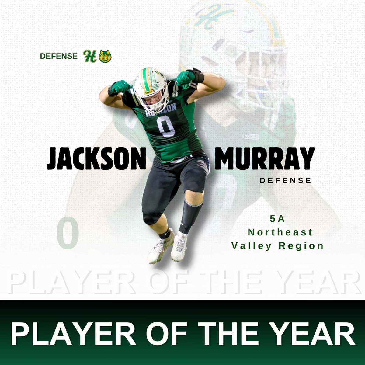 Horizon Football (@hzfbfamily) on Twitter photo Congrats to Jackson Murray <a href="/JacksonMurray87/">Jackson Murray 3⭐️DT</a> for being recognized as the Defense Player of the Year Northeast Valley Region!
<a href="/CoachDitmore/">Tyson Ditmore</a> <a href="/JUSTCHILLY/">Just Chilly</a> <a href="/gridironarizona/">Gridiron Arizona</a>
<a href="/PVUSDATHLETICS/">PVUSD Athletics</a> <a href="/HorizonFootball/">Husky Gridiron</a>
<a href="/HHSathleticsAZ/">Horizon Huskies Athletics</a> Congrats to Jackson Murray <a href="/JacksonMurray87/">Jackson Murray 3⭐️DT</a> for being recognized as the Defense Player of the Year Northeast Valley Region!
<a href="/CoachDitmore/">Tyson Ditmore</a> <a href="/JUSTCHILLY/">Just Chilly</a> <a href="/gridironarizona/">Gridiron Arizona</a>
<a href="/PVUSDATHLETICS/">PVUSD Athletics</a> <a href="/HorizonFootball/">Husky Gridiron</a>
<a href="/HHSathleticsAZ/">Horizon Huskies Athletics</a>