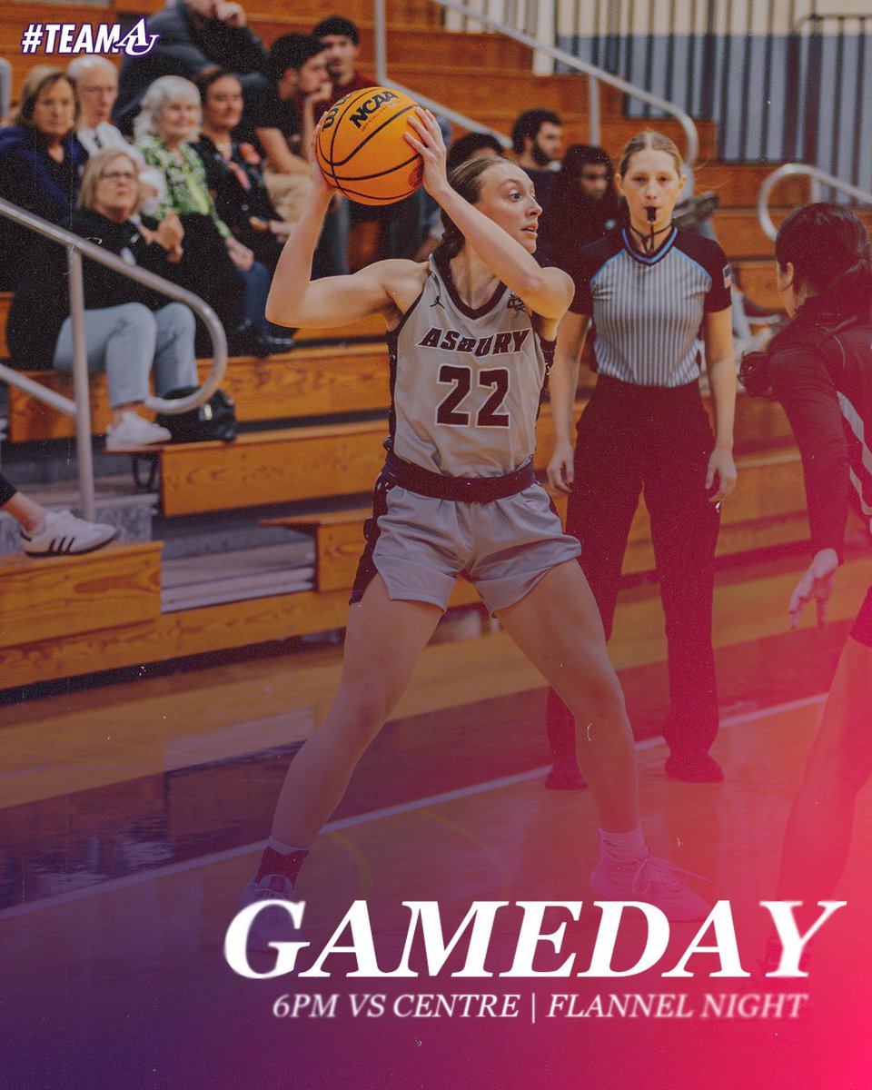 Asbury Athletics (@asburyeagles) on Twitter photo GAMEDAY🚨
<a href="/AsburyWHoops/">Asbury W Basketball</a> takes on Centre at home tonight 👀
Theme: Flannel Night
⏱️6:00pm tipoff
📍Luce Center GAMEDAY🚨
<a href="/AsburyWHoops/">Asbury W Basketball</a> takes on Centre at home tonight 👀
Theme: Flannel Night
⏱️6:00pm tipoff
📍Luce Center