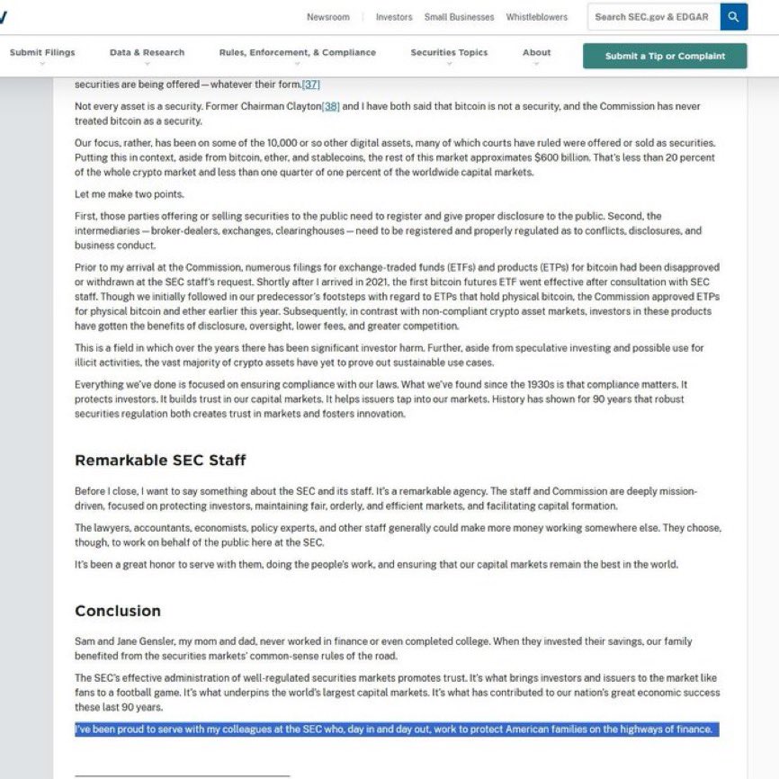 XRP_2026's tweet photo. 🚨Breaking news: The United States SEC website confirms: GARY GENSLER HAS RESIGNED. #XRP https://t.co/XgD2Wp9pui