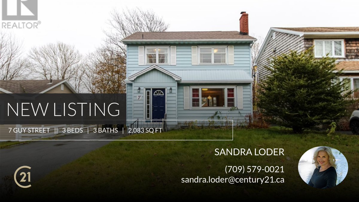 SandraLoder's tweet image. 📍 New Listing 📍 Take a look at this fantastic new property that just hit the market located at 7 Guy Street in St.john's. Reach out here or at (709) 579-0021 for more information!

Listed by Rory O'Regan

Sandra Loder | REALT... homeforsale.at/7_GUY_STREET_d…