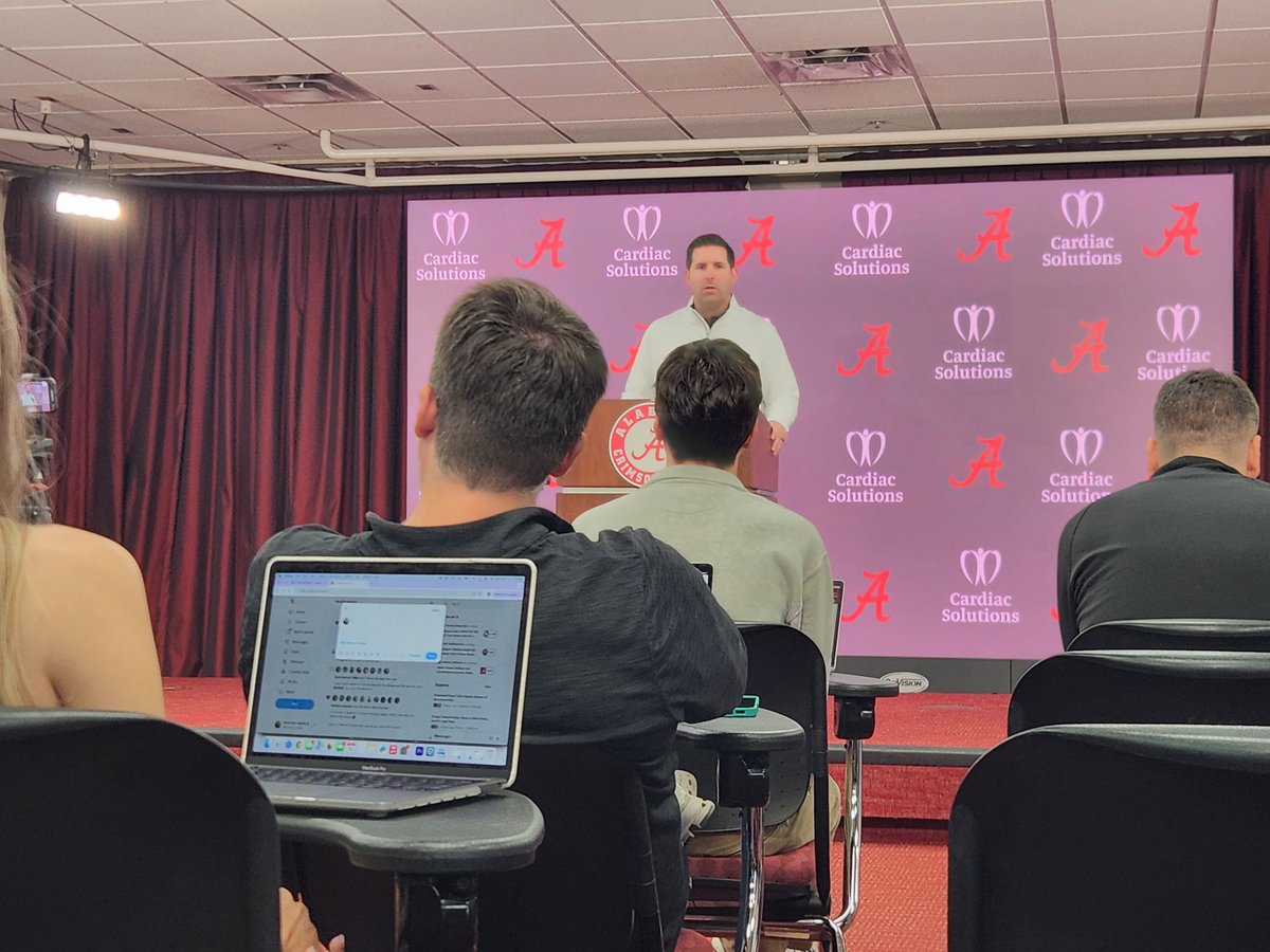 Stu McCann (@stu_mccann) on Twitter photo Sheridan on what stands out about RB Richard Young's playing-style:
"Toughness. He's a decisive runner. Runs downhill. Runs behind his pads"
Adds that, personally, Young is very well-liked in the locker room
<a href="/garyharris_wvua/">Gary L. Harris</a> <a href="/WVUA23Sports/">WVUA 23 Sports</a> Sheridan on what stands out about RB Richard Young's playing-style:
"Toughness. He's a decisive runner. Runs downhill. Runs behind his pads"
Adds that, personally, Young is very well-liked in the locker room
<a href="/garyharris_wvua/">Gary L. Harris</a> <a href="/WVUA23Sports/">WVUA 23 Sports</a>