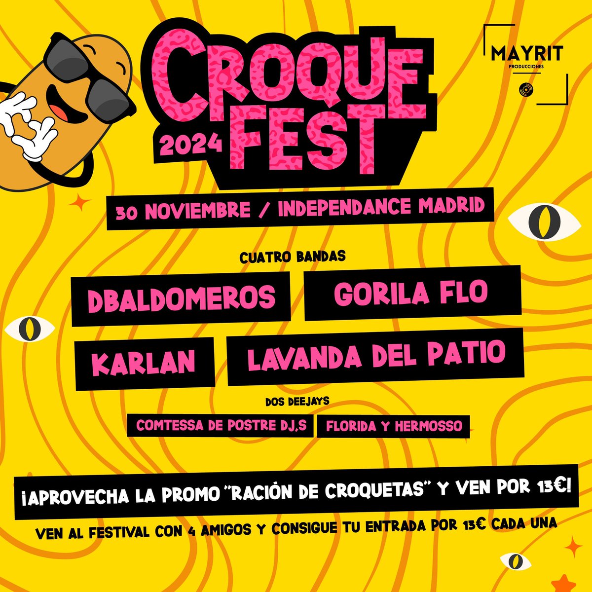 CroqueFest_'s tweet image. Os dejo esto por aquí…
12 días
Nervios a mil 🙌