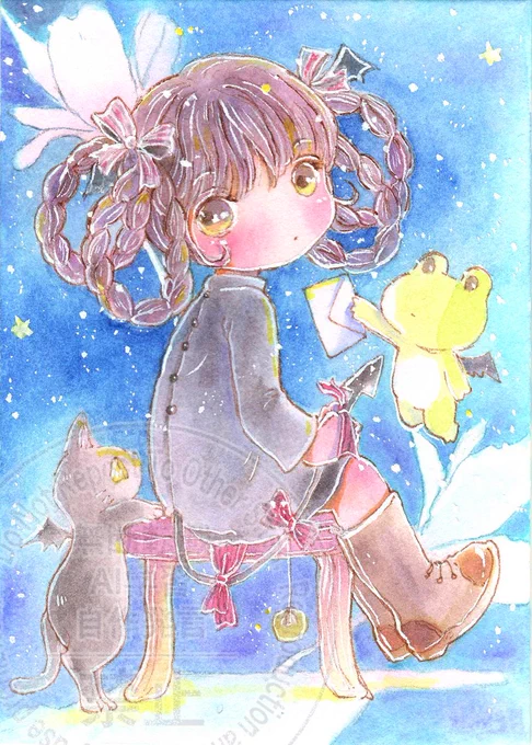 おはようございますとても寒い朝っ暖かくすごしたいところ「お手紙とどいてるよ〜〜〜〜」 