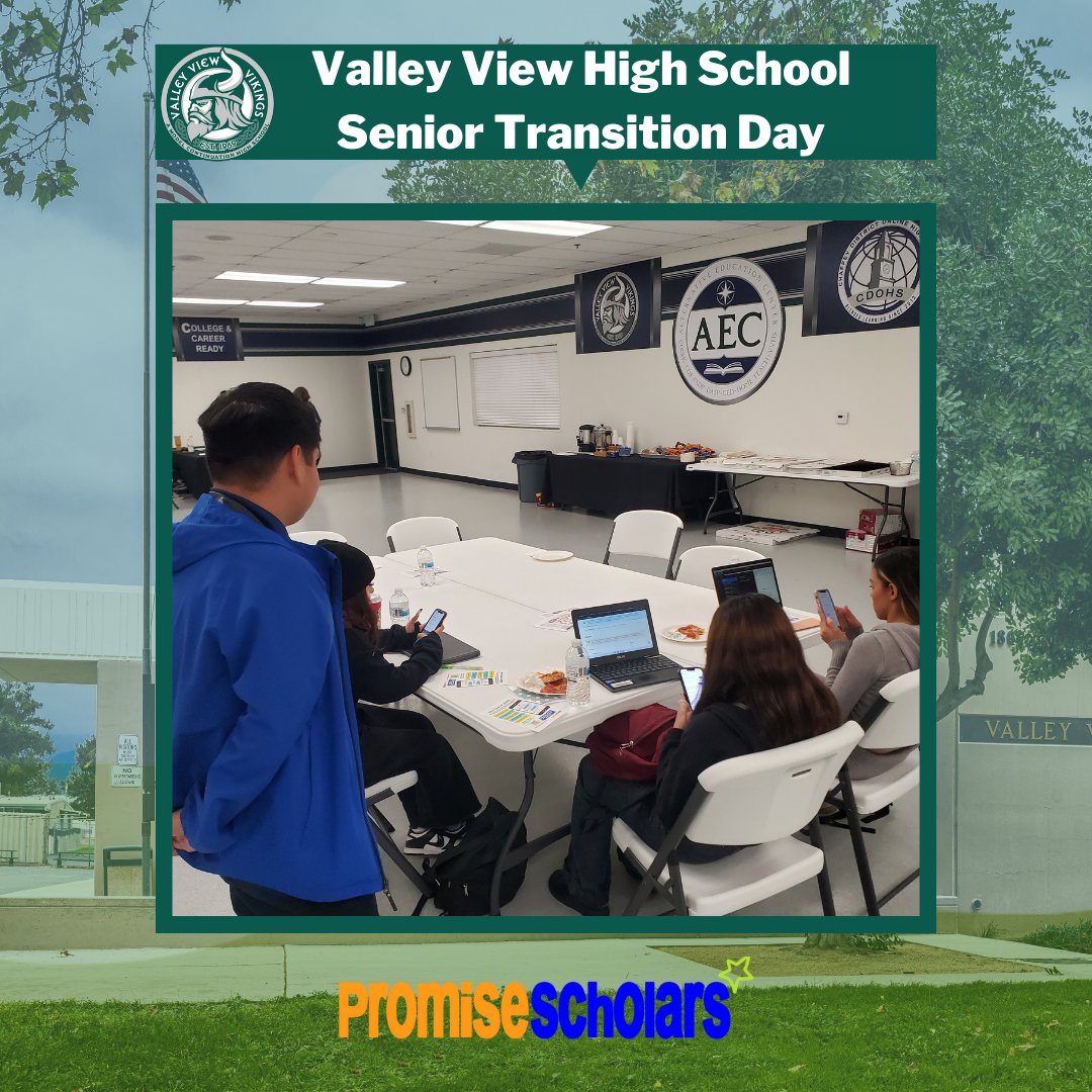 We are extremely grateful to help students set up their financial aid accounts at Valley View High School's Senior Transition Day! 🎓✨ Excited to support their next steps toward the future. 🙌🏼