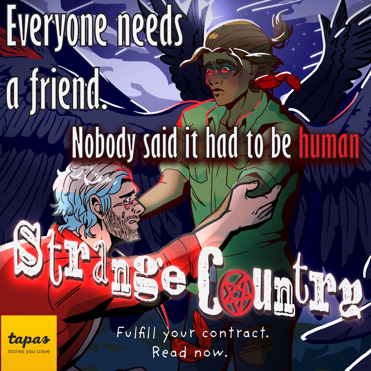 LaneStories's tweet photo. Caspar decides he can't save his family alone. But is a inhuman companion any better a fate?

https://t.co/A3gN8YBLTT

#tapasnovels #books #webnovels https://t.co/bjGEIvwCwF