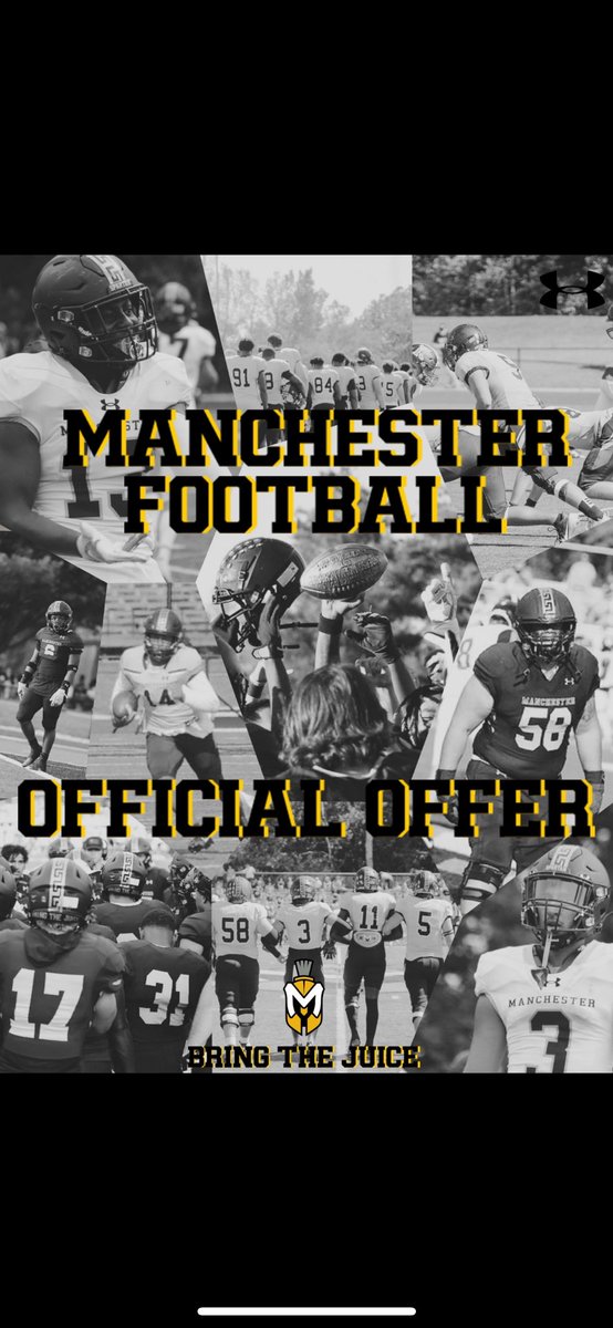 After a great talk with <a href="/Coach_ZShaw/">Zach Shaw</a> I am excited to announce my second offer from <a href="/MU_SpartanFB/">Manchester Football</a> Go Spartans!!