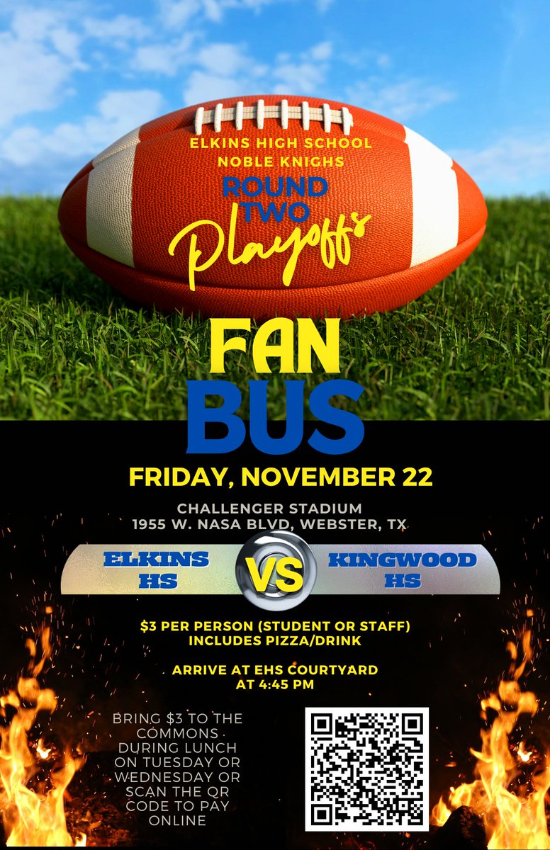 Let's pack the stands with LOUD and PROUD Noble Knights on Friday in our ROUND 2 Playoff Game!  #KnightLife