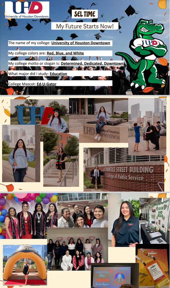 teachwithreyna's tweet photo. My Future Starts Now! ✨ After sharing a little bit of my college experience, I had my students research their future universities. They enjoyed every bit of it! 🤍📚🎓 ##AldineCCMRWeek @AldineISD @StehlikES_AISD https://t.co/87NoCkbIjh